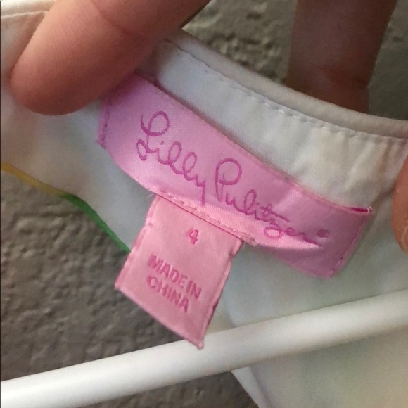 Lily Pulitzer Size 4 Floral Dress - Picture 4 of 5